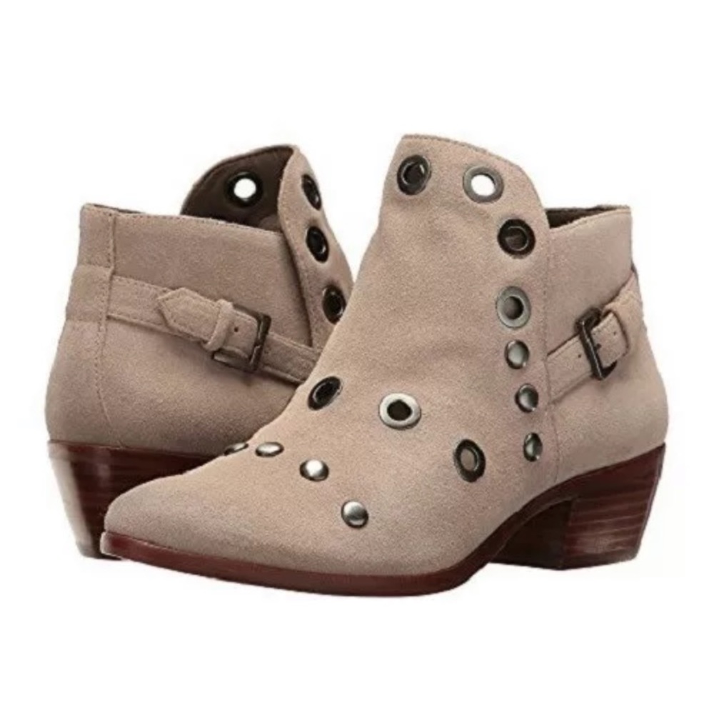 Sam Edelman Women’s Pedra Ankle Bootie Putty Suede